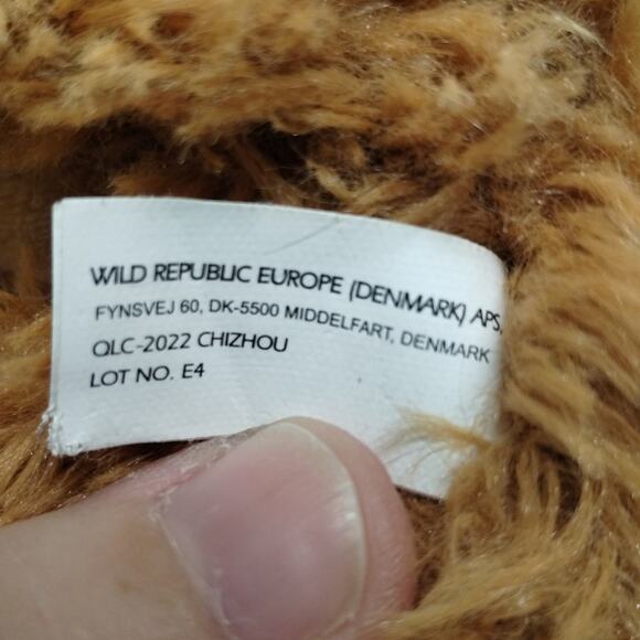 Wild Republic Plush Brown Orangutan Monkey Ape 8 Inch Wrist Hugger Slap Bracelet - Picture 10 of 10